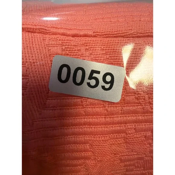 Paula Hein Luxe Coral Textured Paisley Open Front Jacket Blazer 2X - Picture 11 of 11